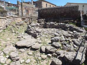 Area archeologica di Santa Anastasia a Sardara - resti di capanna circolare