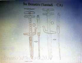 Su Benatzu - Santadi (CA) - disegno di Natalina Lutzu