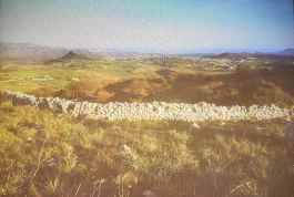 Vista dal sito archeologico di Giorrè-Florinas